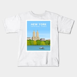 New York Central Park, USA Kids T-Shirt